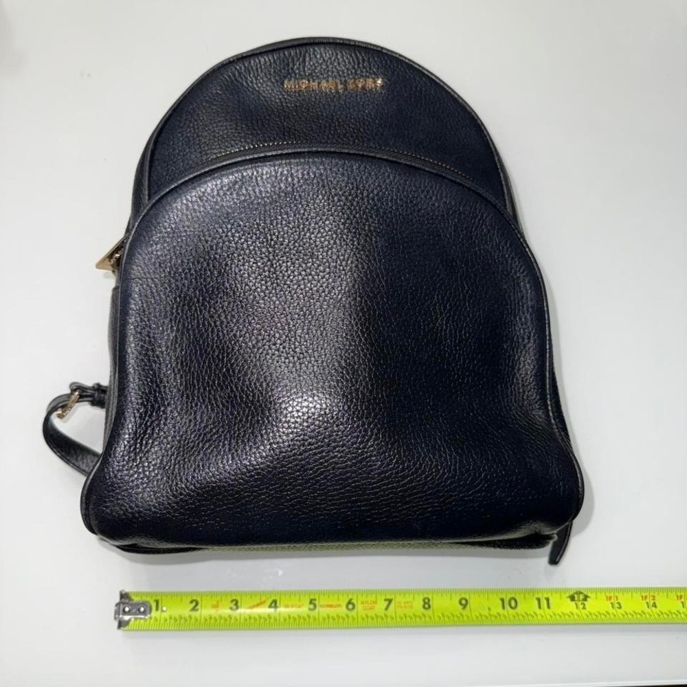 Michael Kors Black Leather Mini Backpack‎ | Pebbled Leather